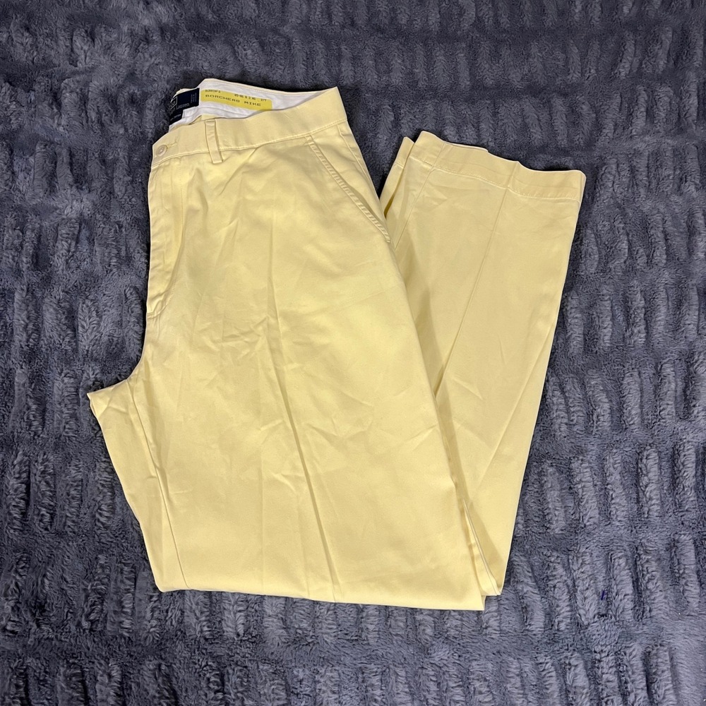 Polo Ralph Lauren Men's Light Yellow Pants Size 33x32